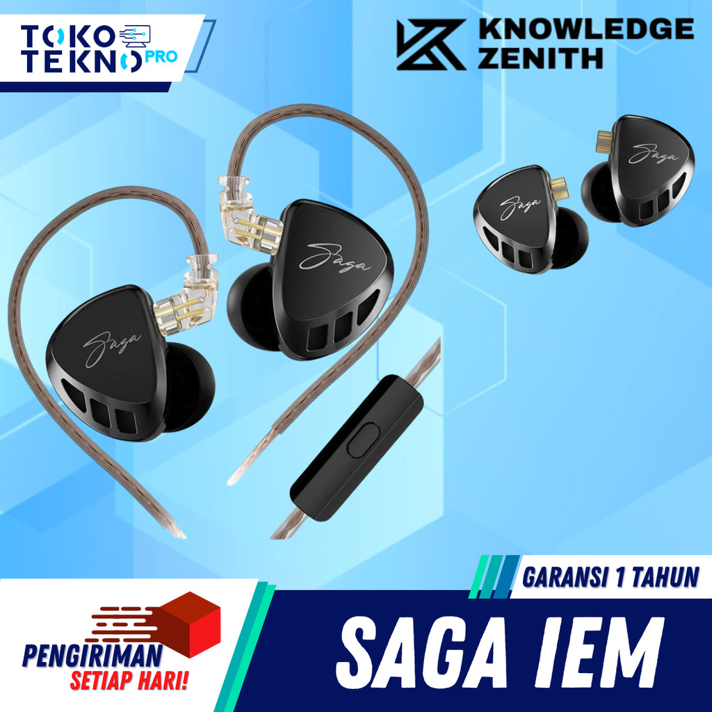 KZ Saga High Performance Magnetic Dynamic Driver In Ear Monitor Earphone