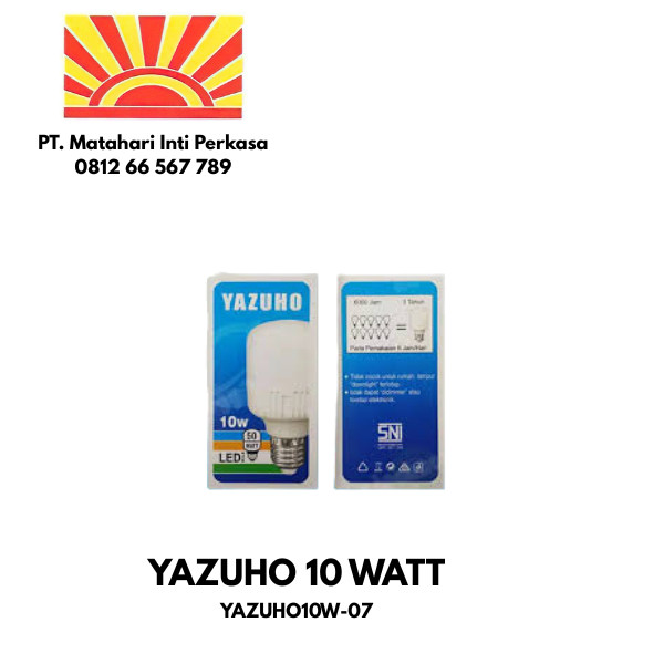 LAMPU LED " YAZUHO " 10 WATT ( BAGUS DAN MURAH )
