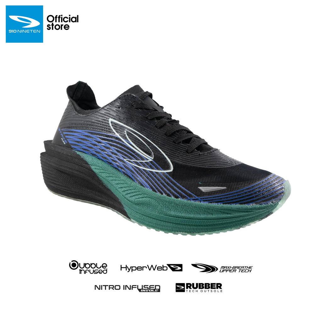 910 Nineten HAZE FLOW - Hitam/Hijau/Biru