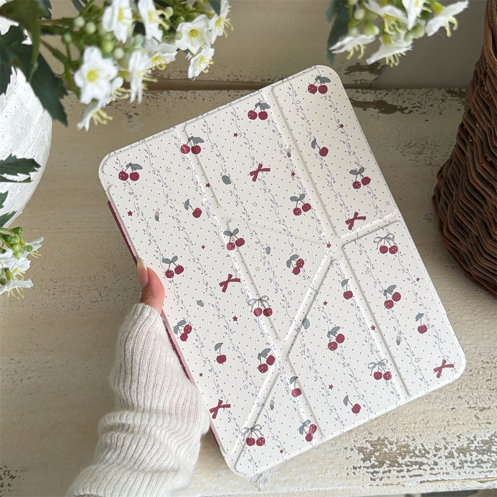 Polka dot Cute erry Case for iPad 10th 10.9 Ipad Pro11 2025 12.9" 13"Air 4 5 6 7 8 5th 6th 9.7 iPad 