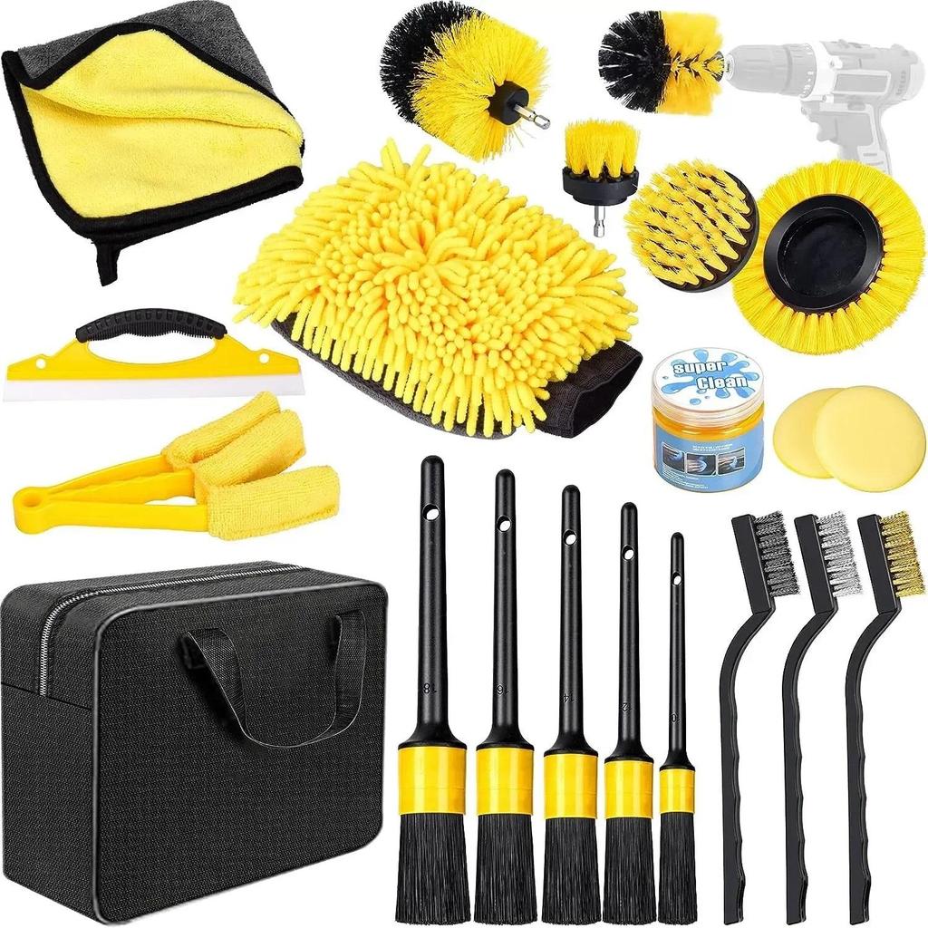 Car Wash Brush, Car Beauty Brush, Car Wash Details Brush, Car Wash Air Outlet Brush, Car Wash Gloves