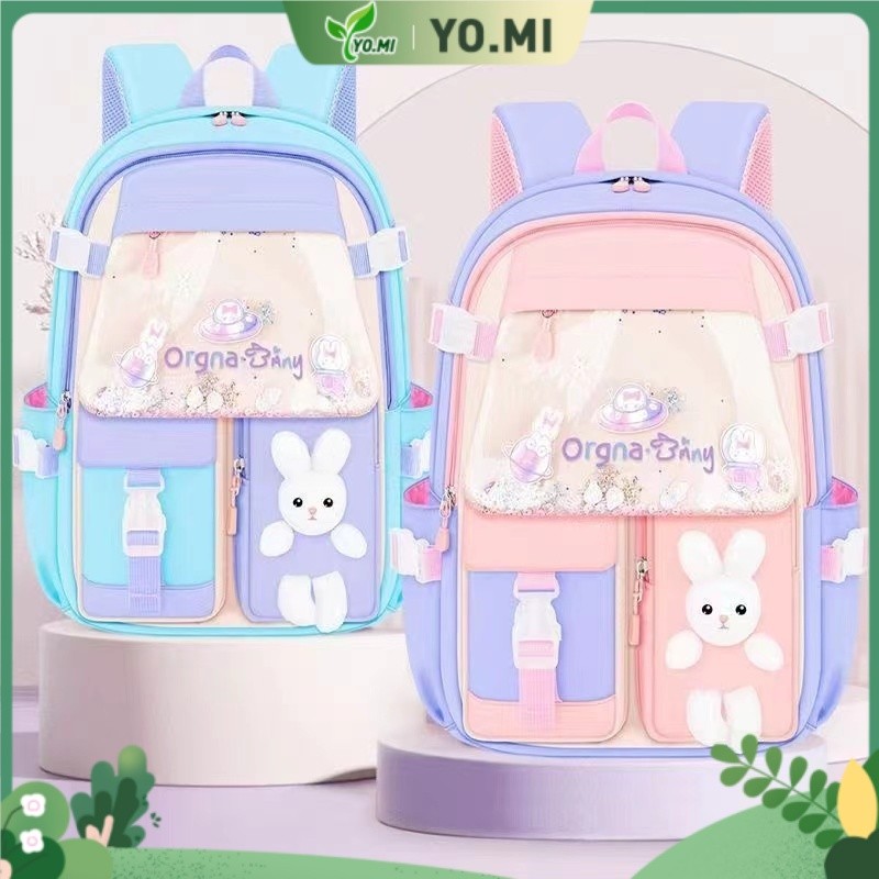 Tas ransel baru untuk siswa SD kelas 1 hingga 6: Tas ransel anak-anak yang meringankan beban, tas ra