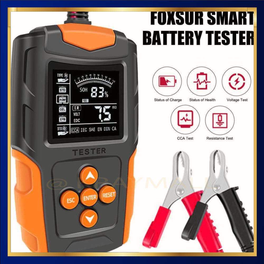 Tester Aki Kendaraan Portable Battery Tester 200Ah with LCD - FBT-200