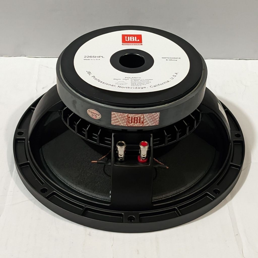 Speaker Komponen JBL 10 Inch 2265 HPL VC 2.5 500 Watts Subwoofer Bass Padat Low Mid Nendang Original