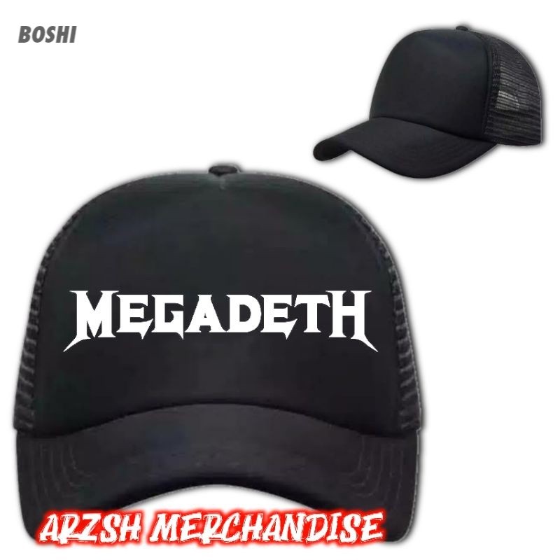 Topi Megadeth - Topi Trucker Jaring Megadeth