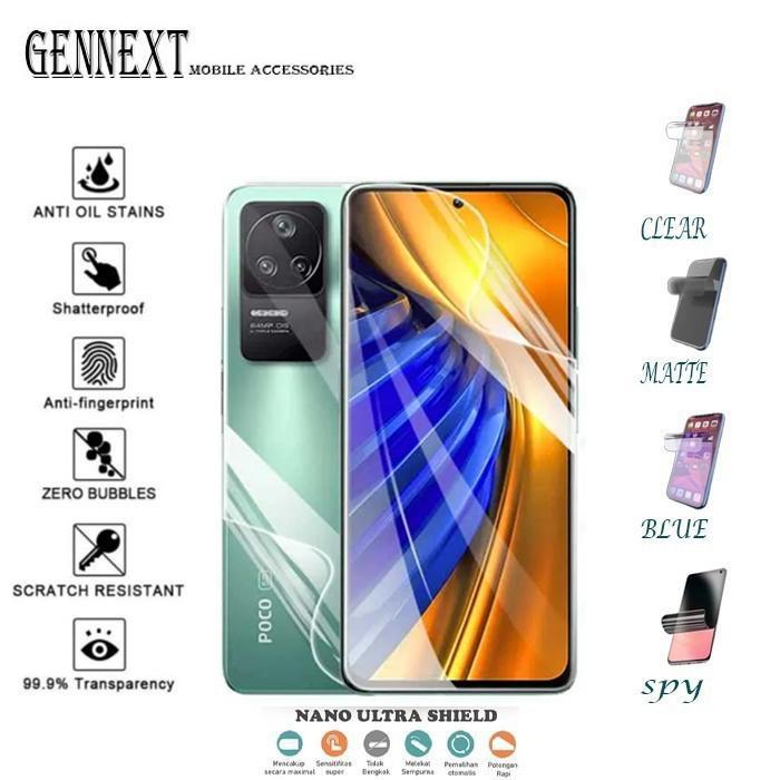 GENNEXT For ANTI GORES JELLY HYDROGEL XIAOMI REDMI K20 K30 K40 K40Pro K40Gaming PRO GAMING FULL - RE