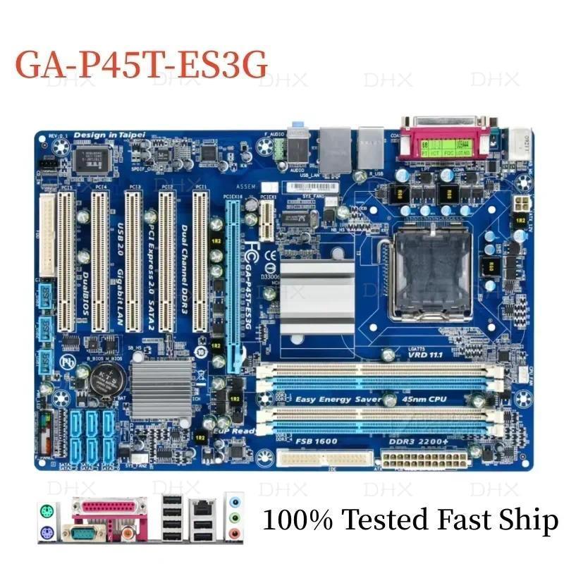 P45 For Gigabyte GA-P45T-ES3G Motherboard LGA 775 DDR3 ATX Mainboard 100% Tested Fast Ship