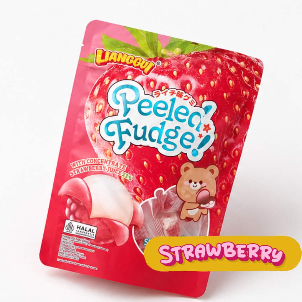 Lianggui Peeled Fudge Rasa Buah Manis Kenyal 108 gr