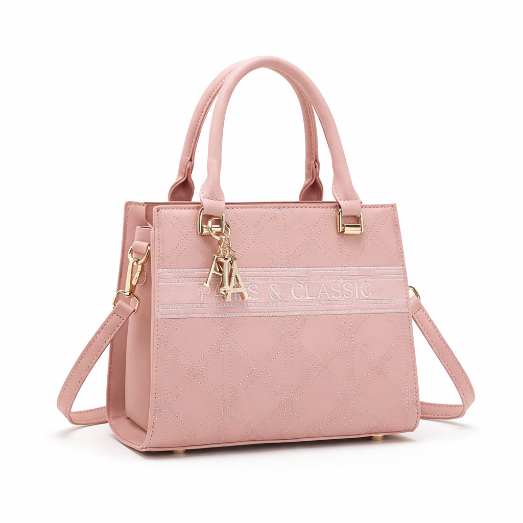 (Pesona Cahaya) Tas Paris Classic Tas Wanita  Import Fashion Handbag Tas Kerja Tas Jinjing Wanita[PC