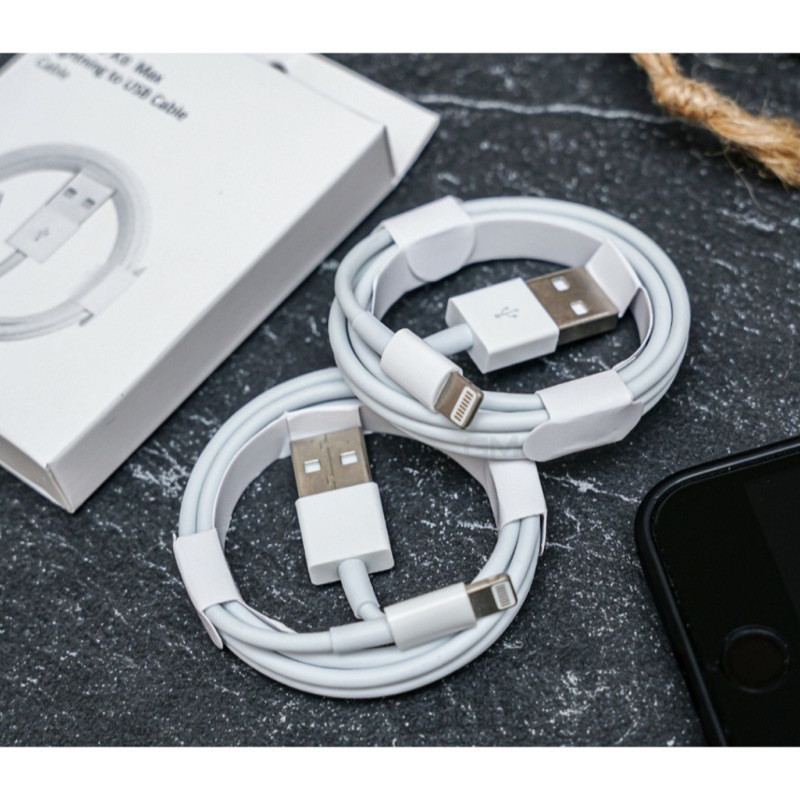 (TOS) KABEL DATA USB KE LIGHTNING DAN TYPE C KE LIGHTNING / KABEL CHARGER LIGHTNING IPHONE IMPORT / 