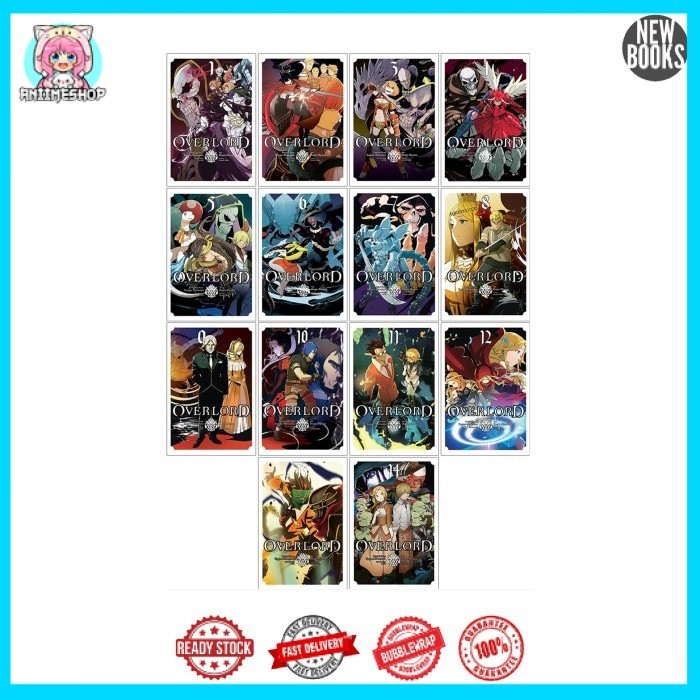 Overlord manga (19 Book Series) by Kugane Maruyama