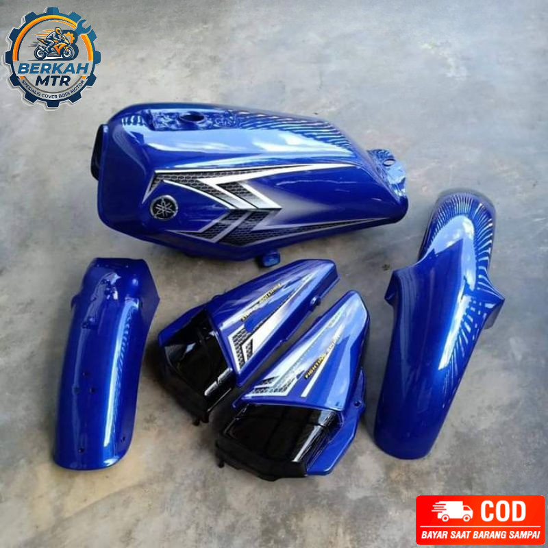 BODY BODI TANGKI FULL SET RX KING  RX KING  NEW BIRU 2002-2008