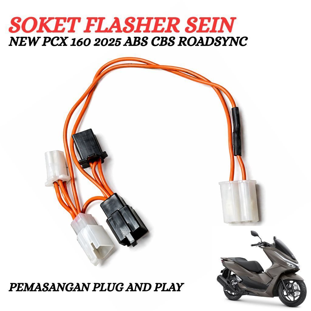 Soket Flasher Sein Sen New PCX 160 2025 ABS CBS Roadsync