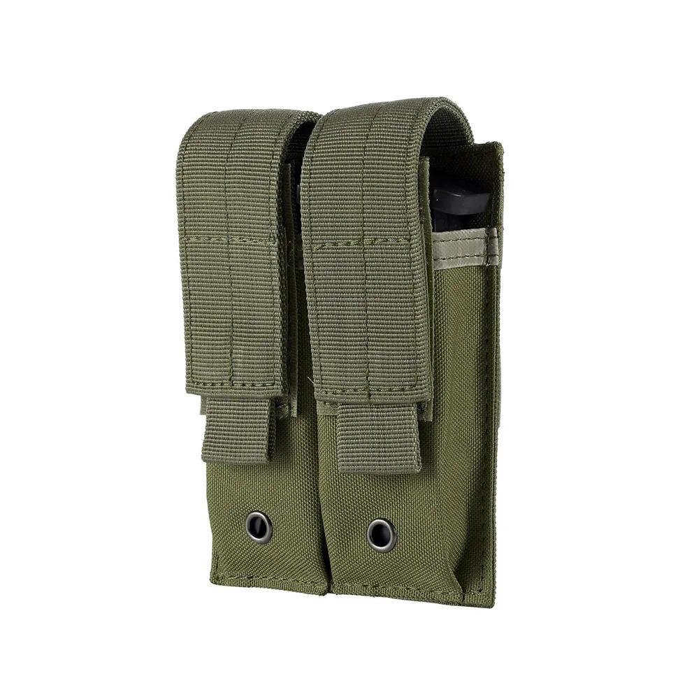 9mm .40 and .45 caliber Tactical Double Mag Pouch Outdoor Molle Open-Top Pistol Magazine Pouch for  
