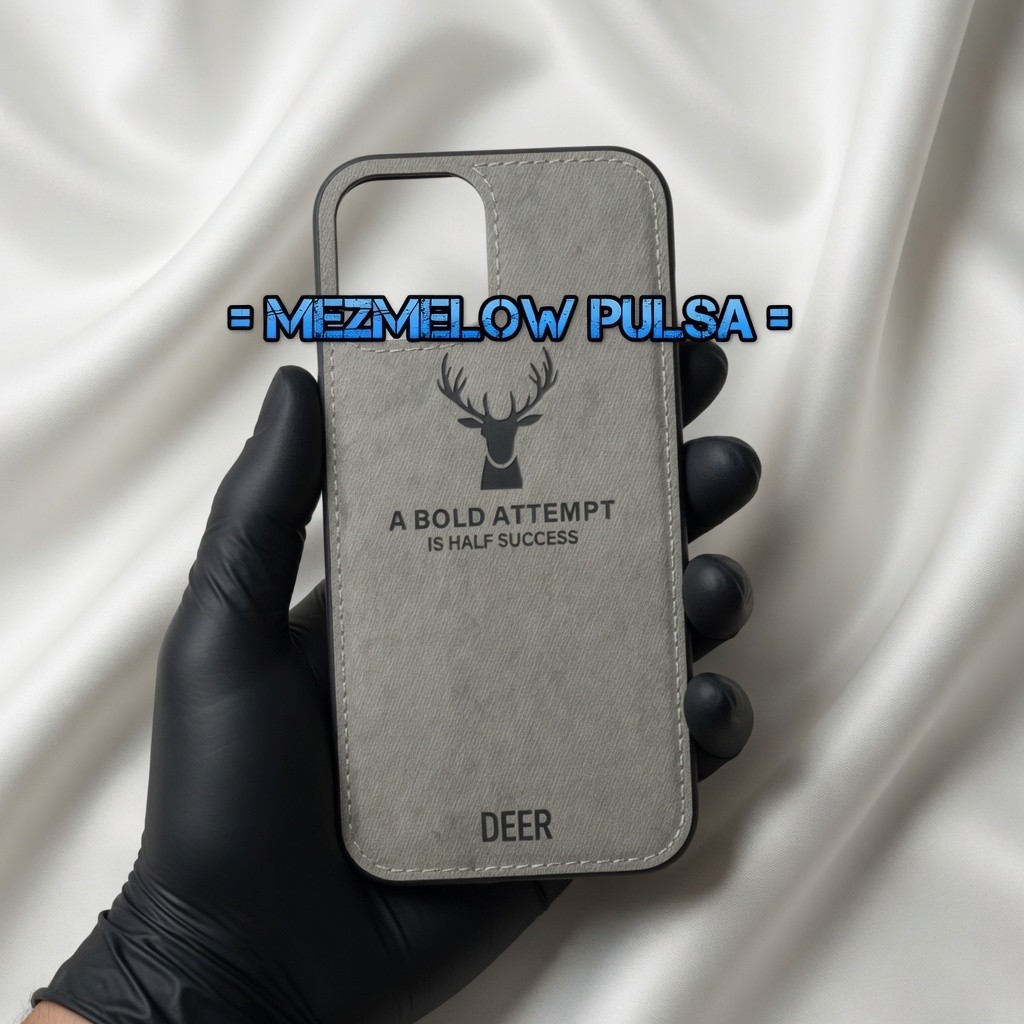 Case Cloth Jeans / Caseng Derr Casing Canvas Motif Rusa IPHONE 12