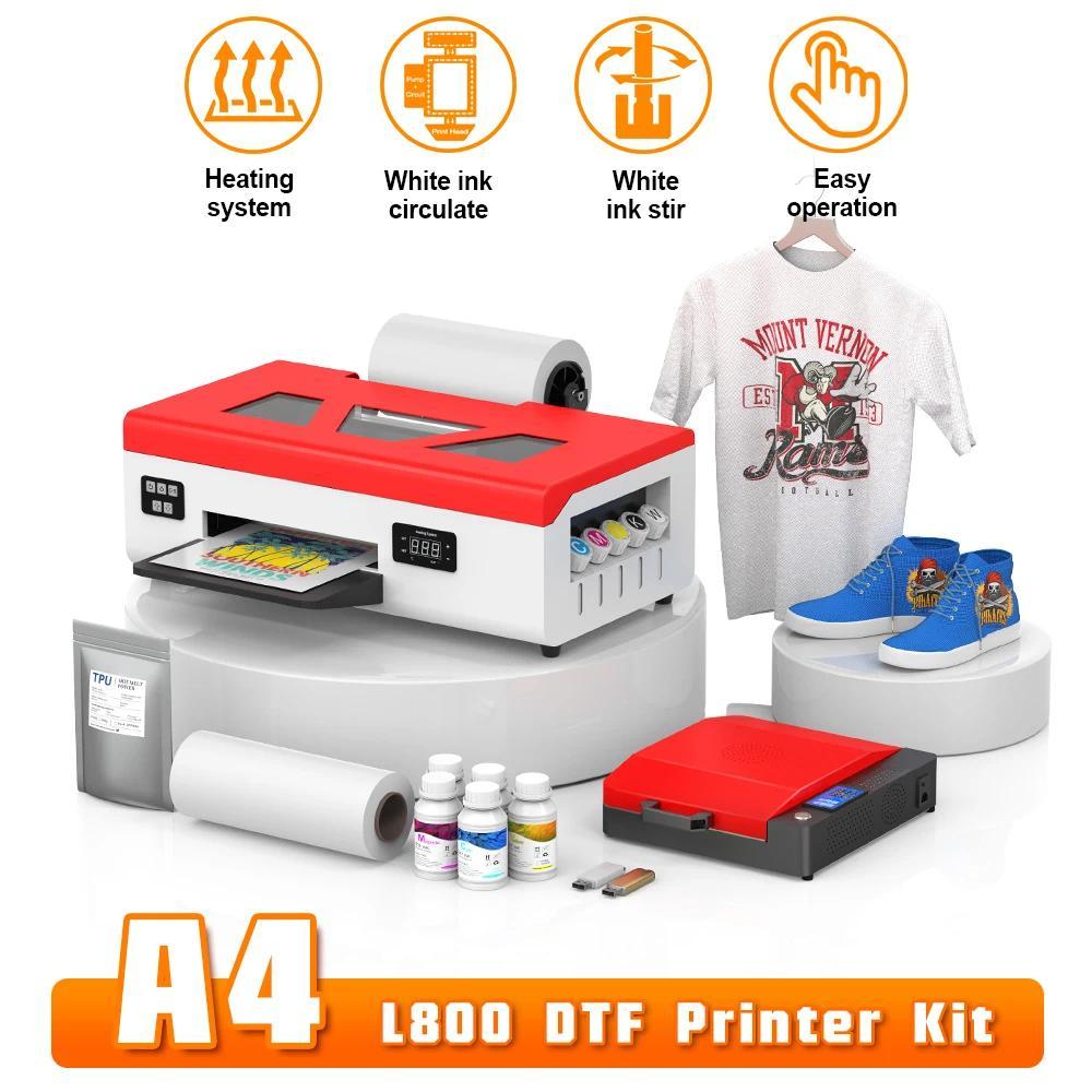 A4 DTF Printer L805 DTF Printer Impresora Transfer Printer with ink rect Film Printing A4 DTF Tshirt
