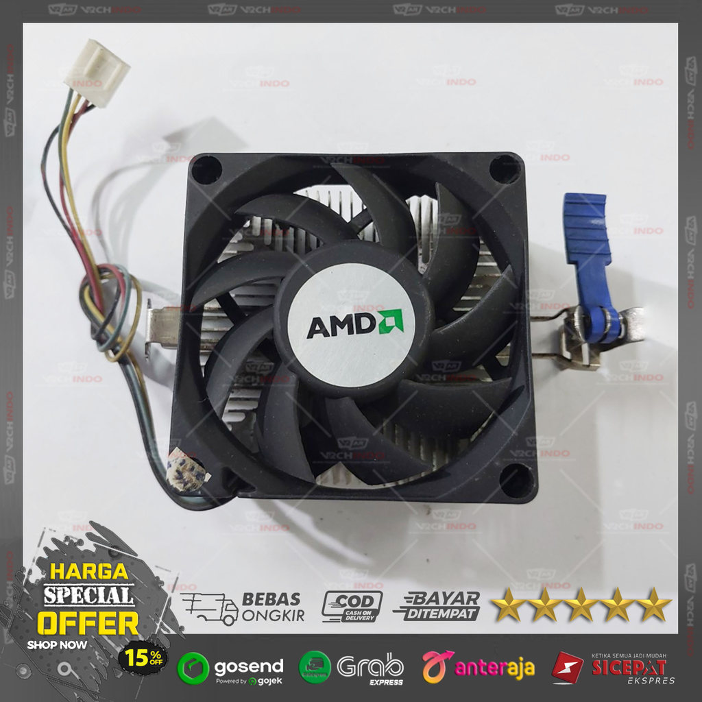 Fan Cooler CPU Heatsink Processor AMD Original Fan AMD AM2 / AM3 / FM1 / FM2 / FM2+/ AM4 Procesor 