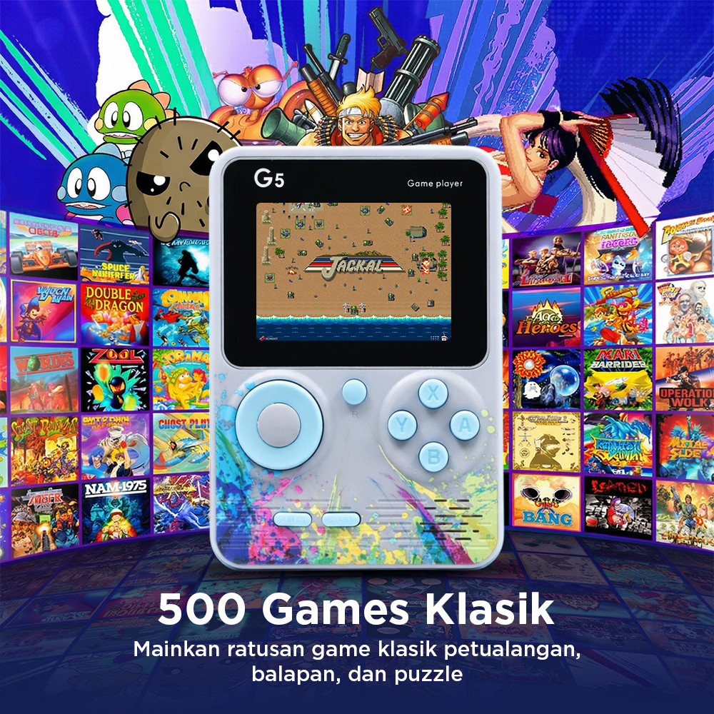 Handheld Game Console Gameboy 3 Inch 500 Retro Game - G5