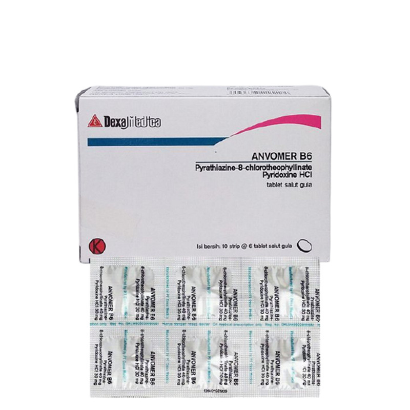ANVOMER B6 1 STRIP @ 6 TABLET SALUT GULA