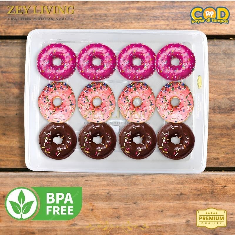 HOMELY - SHINPO 306 Kotak Penyimpanan Makanan / Food Storage Box Donat /Dimsum/Kue / Wadah Makanan B