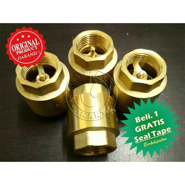 Klep pompa air 3/4 inch | Tusen klep full kuningan 3/4 inch import