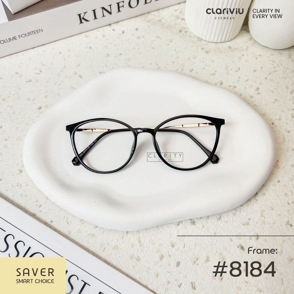 CLARIVIU #8184 Frame Kacamata Wanita Fashion