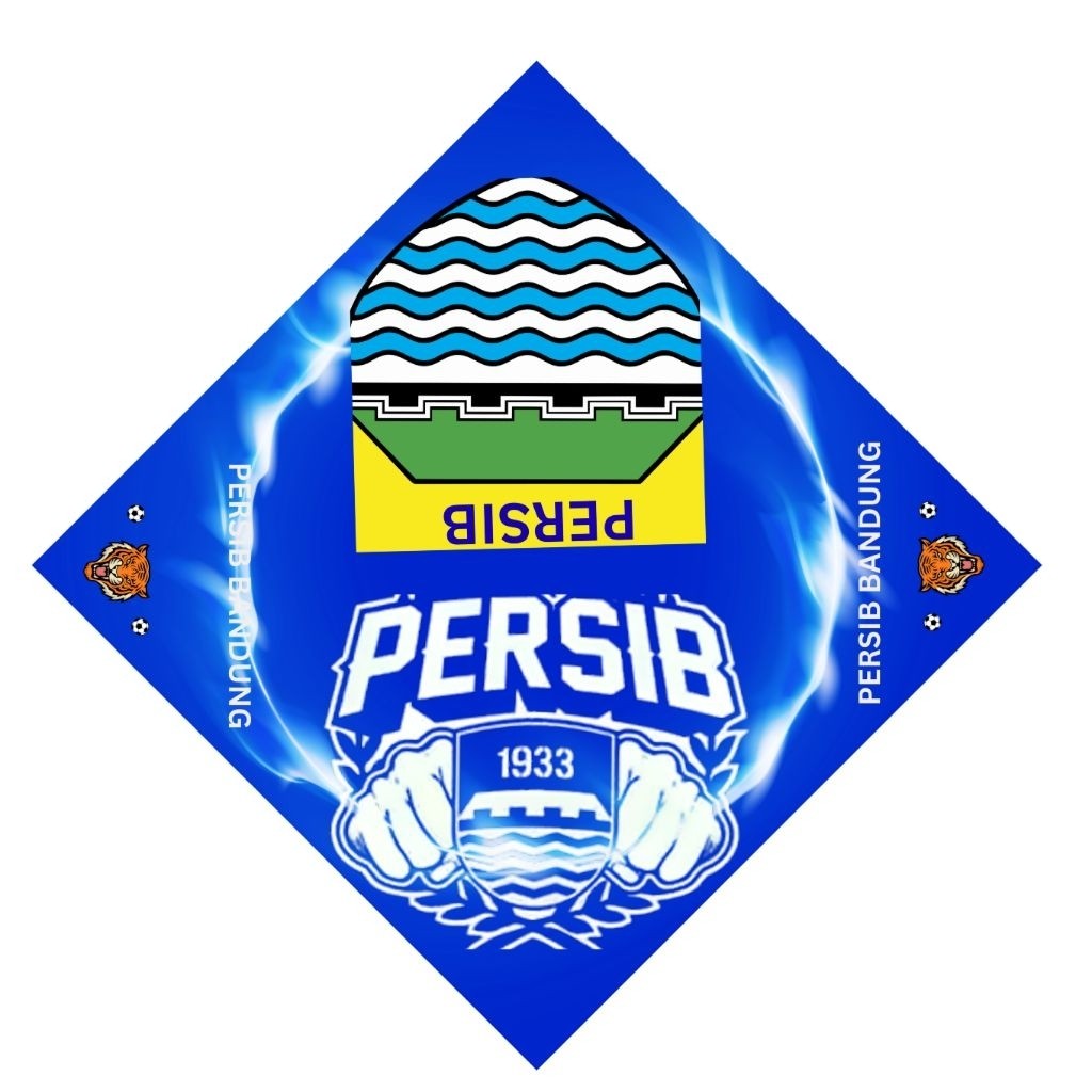 Slayer Bandana Supporter Persib Biru – Headwear Fashion Sport Pria Wanita