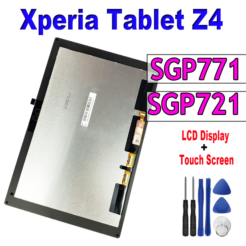 Tablet LCD For Xperia Z4 Tablet SGP771 SGP712 lcd splay touch screen gitizer glass replacement repai