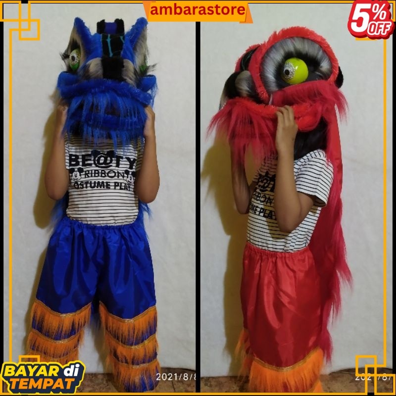 NEW Barongsai anak nyala / Barongsai anak / Mainan barongsai anak / Barongsai mainan anak / Liong AB