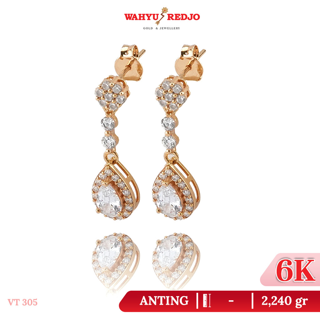 Anting-Anting Emas Tusuk 6K Wahyu Redjo AN-6K-30508627-PMR