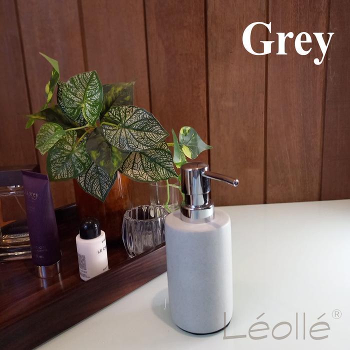Leolle Bali Botol Soap Dispenser Marmer Asli 140ml | Tempat Sabun Cair Cuci Tangan Mewah | Aksesoris