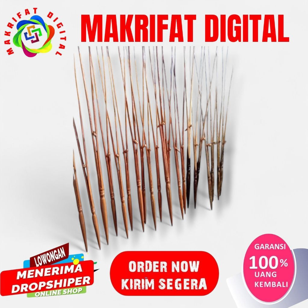 MAKRIFAT DIGITAL gapit wayang kayu sambung rotan ukuran werkudara