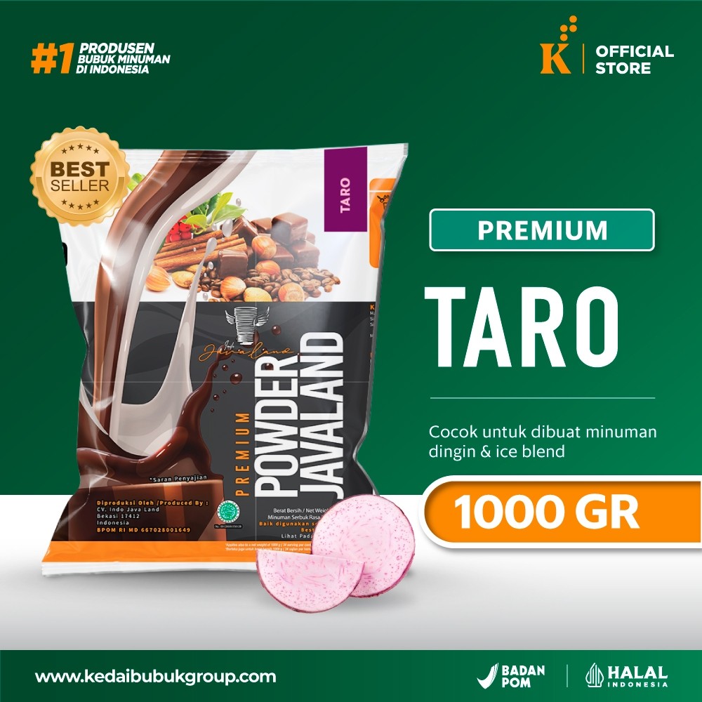 Bubuk Minuman Premium Taro Javaland Grande 1kg