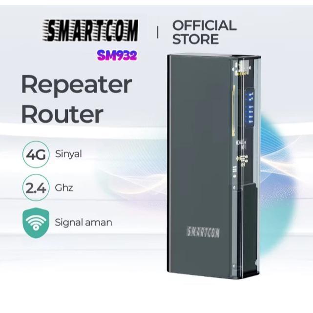 Murah MeriahSMARTCOM - Modem Wifi 4G LTE with Power Bank SMARTCOM - SM9050 PRO 6000mAh - SM932FG