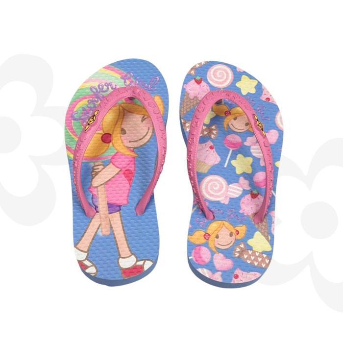 Surfer Girl Sweetheart Girls Blue Sandal | Sandal Anak Perempuan | Sandal Surfer Girl | Sandal Cute 