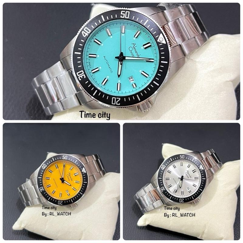 Jam Pria Alexandre Christie AC6676 Rantai Automatic Jarum