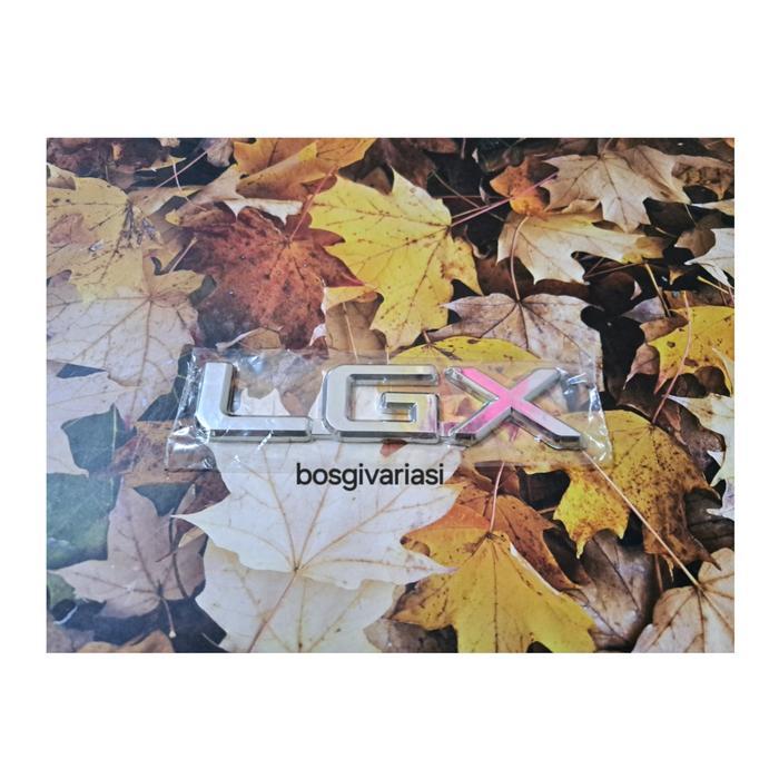 Emblem kijang lgx chrome / emblem kijang kapsul  lgx / emblem kijang kapsul kepala belakang kijang /