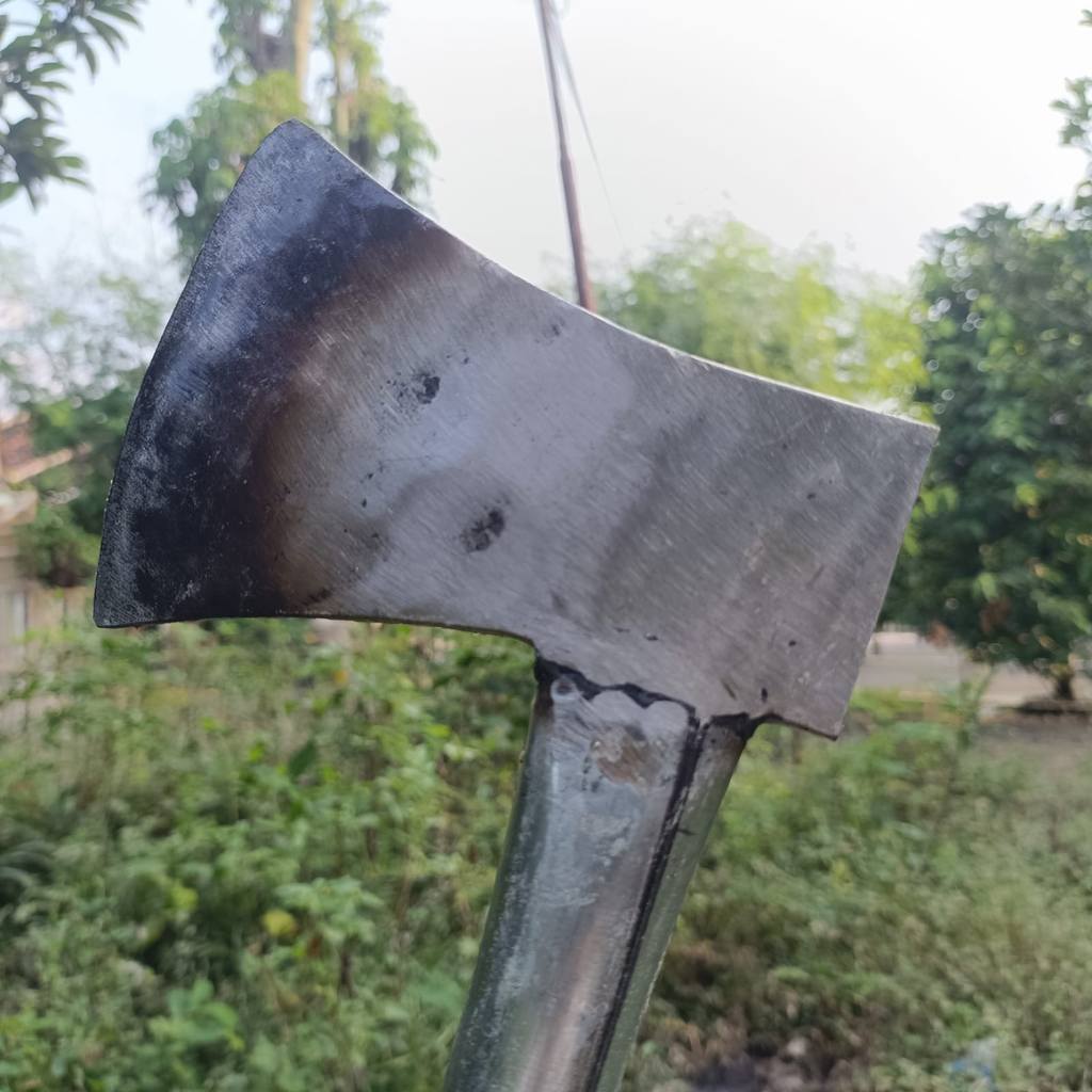 Kapak Cacah Tulang Sapi Daging & Kayu Sawit - Bahan Baja Per Super Kuat
