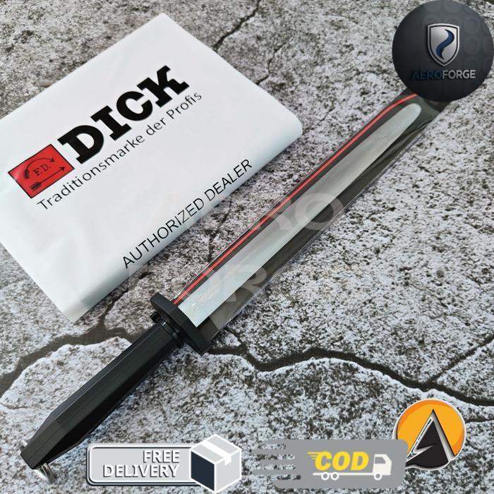 sharpening steel pengasah pisau fdick germany euro cut 30 cm oval 7.7553.30 - Fine cut oval