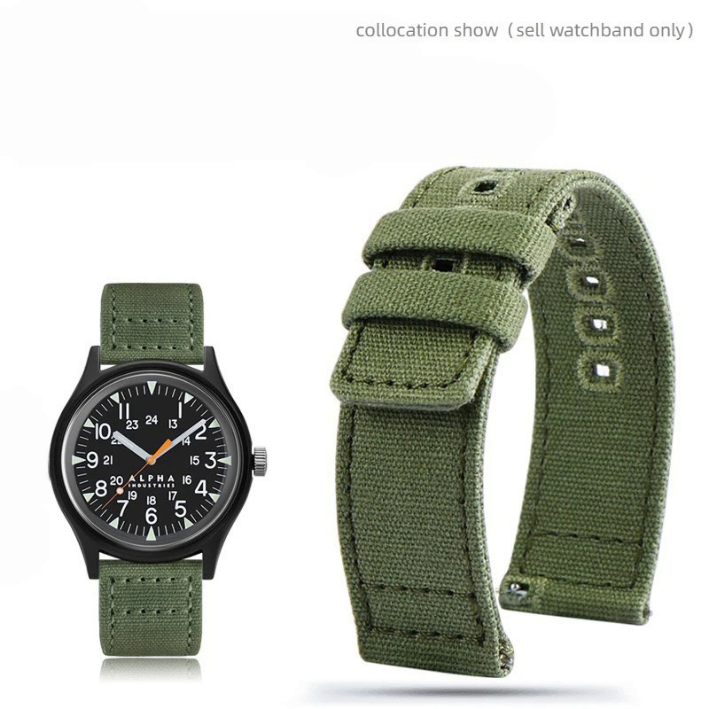 Tali jam Gelang Jam Tangan untuk Hamilton Lapangan Khaki H70605731 H70605993 Seiko Jam Tangan Olahra