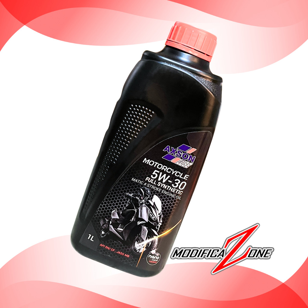 Axson Lube ScootR SAE 5W30 1L Full Synthetic Oli Mesin Nano Metal Ceratec Motor