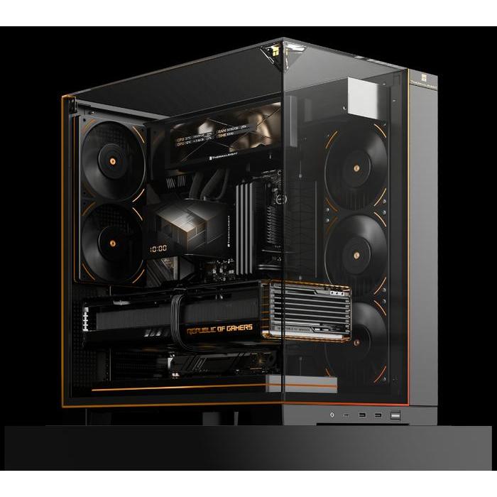 THERMALRIGHT PC CASE ATX TR A70 VISION (9.16 INCH LCD) BLACK