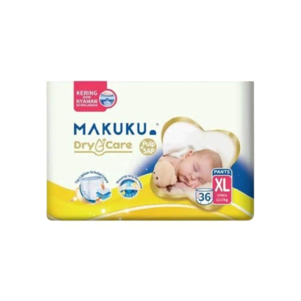 Makuku Popok Bayi Dry Care Tape XL 36 pcs