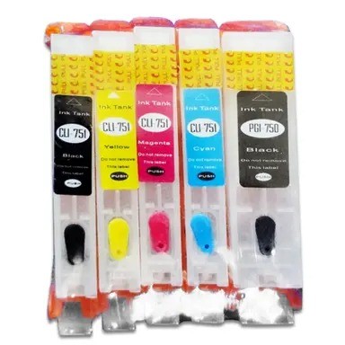 FixPrint Refillable MCISS PGI750 CLI751 CANON Pixma MG5470 / MG6370