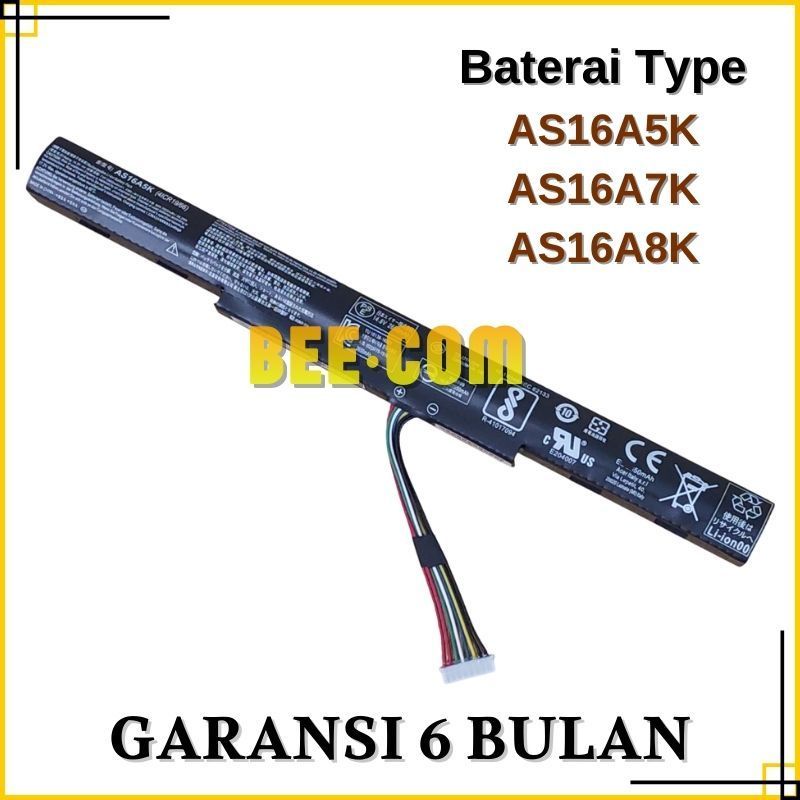 Baterai For Acer Aspire ES 14 ES1-432 ES1-432-CO85 C52R AS16A5K -BEE