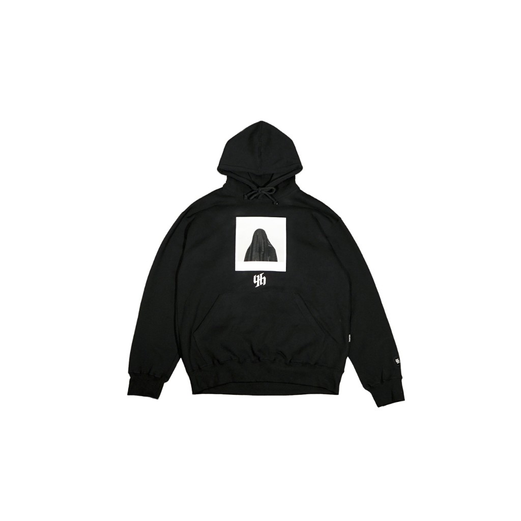 HUSTED SWEATER LIZED BLACK HOODIE