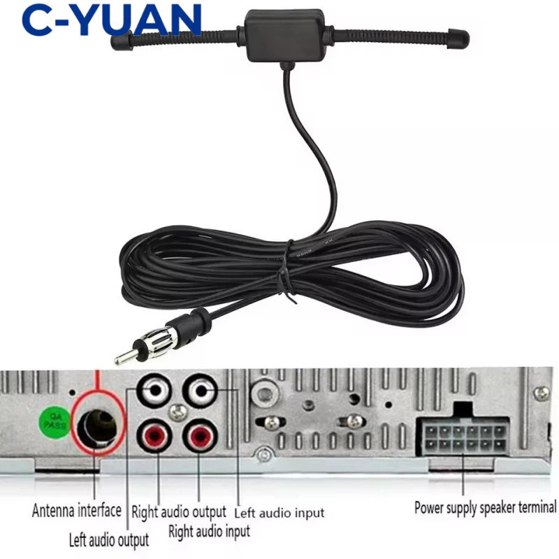 433mhz Antena Antenna Radio Mobil Am Fm Universal Car Radio Antenna Antena Radio Fm Mobil