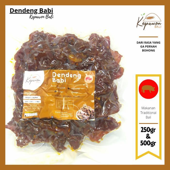 DENDENG BABI KEPAWON BALI ( OLEH OLEH KHAS BALI) - Pedas Manis, 500gr (Matang)