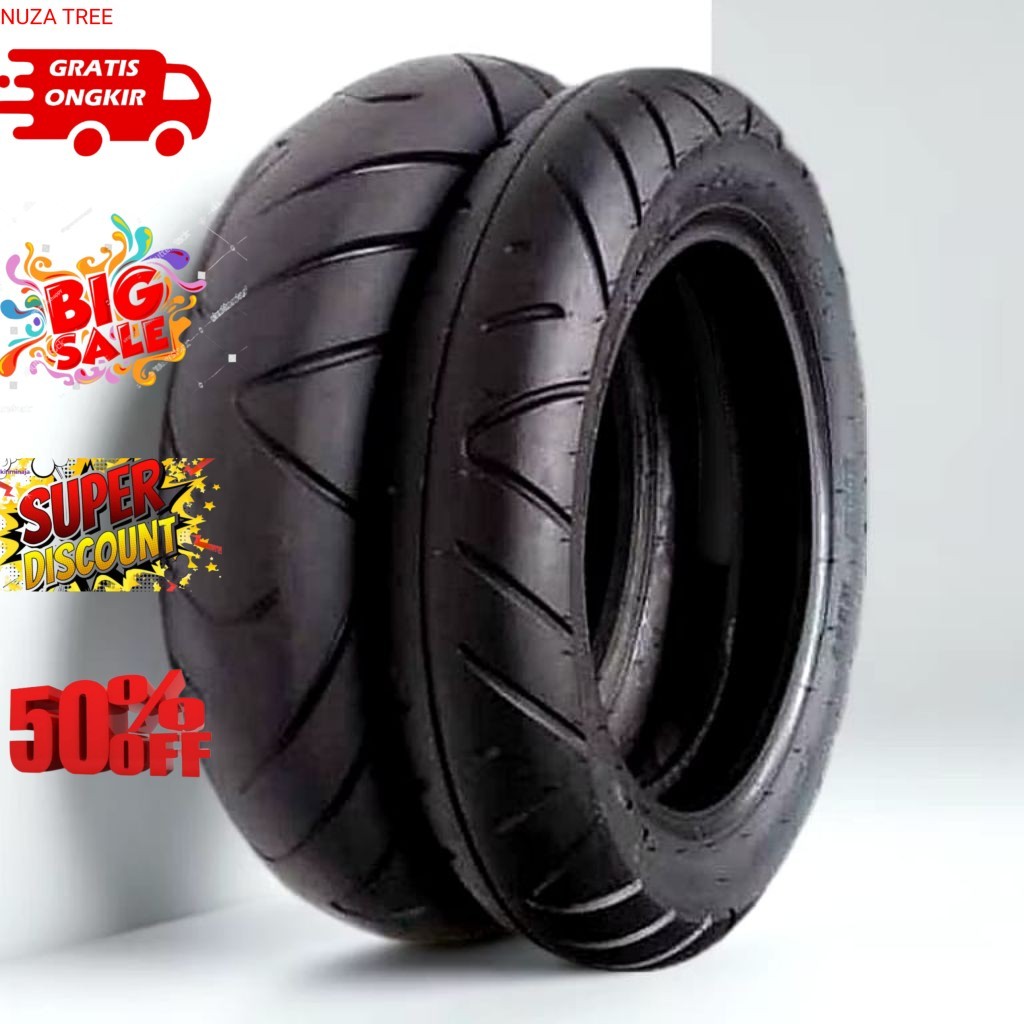 MURAH Sepasang Ban motor ring 12 ban Scoopy UK.100/80 & 110/90 ring 12 terlaris