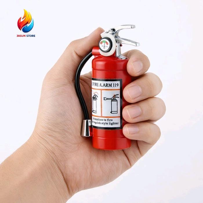 Korek Api Gas Miniatur Dongkrk Minipar Unik Merah Besi Bisa COD - Apar